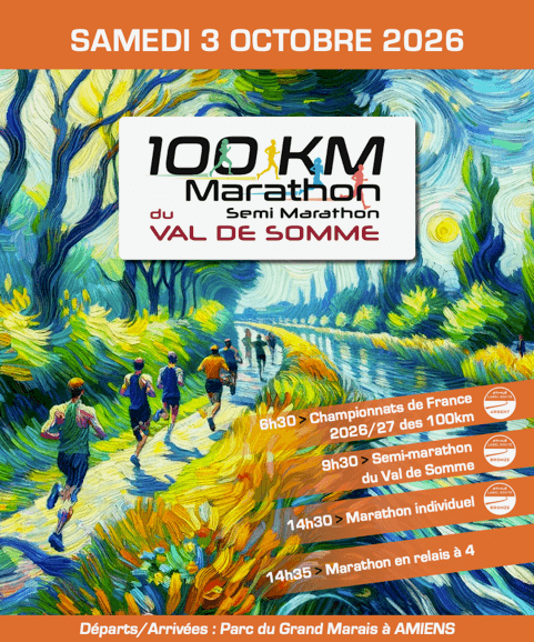 Affiche 100km Somme 2026